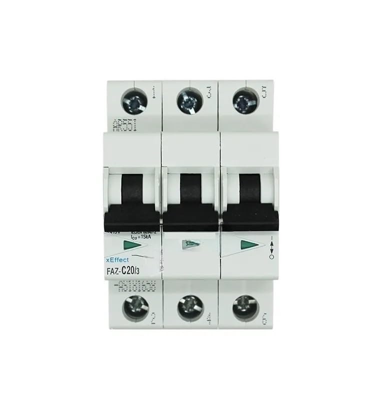 Magnetotérmico FAZ-C20/3 de 3 polos y 20A para cuadros eléctricos trifásicos