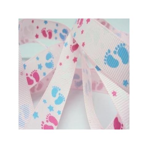 5M x 10mm Grosgrain Baby ribbon - Pink Cover