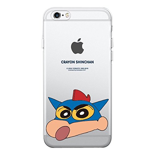 iPhone16 Pro Max 用 クレヨンしんちゃん クリア ケース 【日本国内から発送】 CrayonShinchan Point S1 Clear Case アイフォン 16 プロ マックス 対応 TPU ゼリー キャラクター カバー Type4