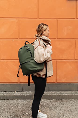 The Friendly Swede Classic Laptop Backpack For Women And Men-Stylish Business, Work, School Bookbag, 13 Inch Laptop - Storvreta (Green) #TOP5