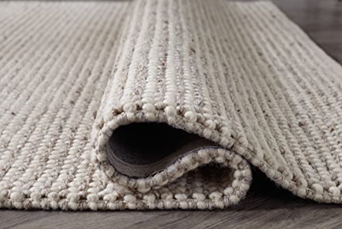 Signature Design By Ashley Jossick Neutral Low Pile 7'8' X 10' Area Rug, Beige & Gray #TOP3