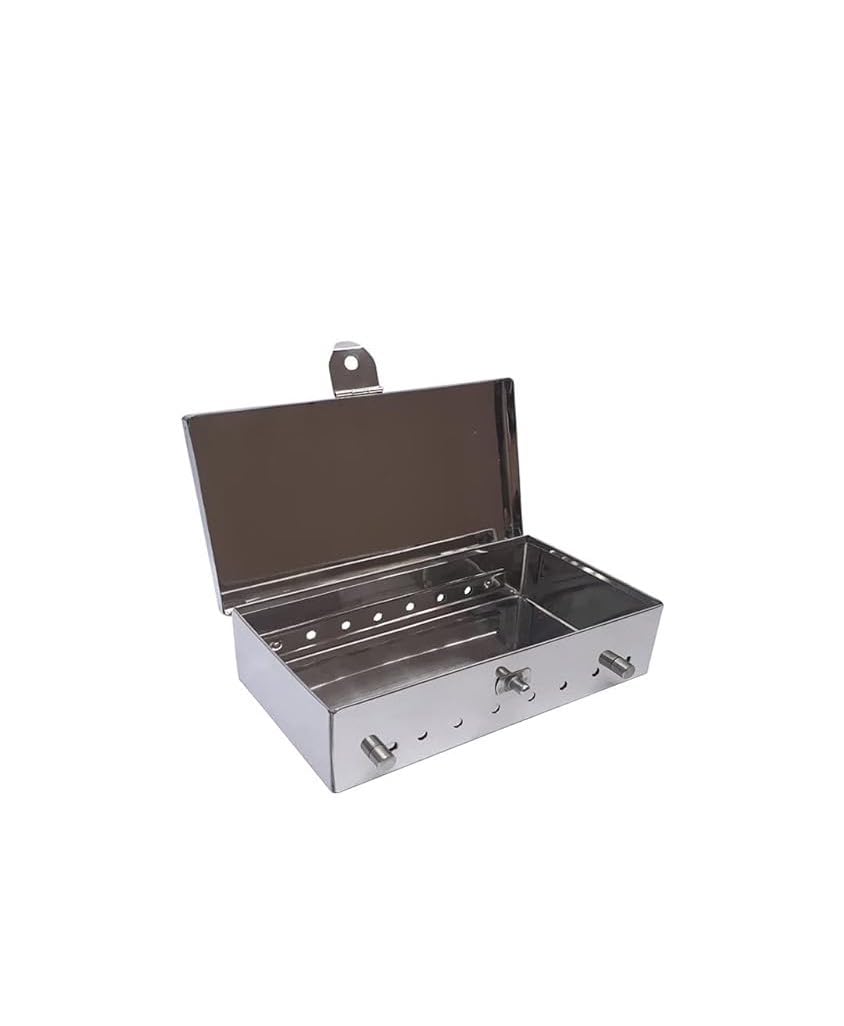 Surgicox Stainless Steel Autoclave Sterilization Instrument Box