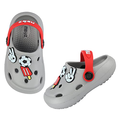 Image of NEOZ Casual Slingback Clogs for Kids with Soft Sole | Slip-On Breathable, Lightweight | Comfortable & Durable | Stylish Indoor & Outdoor Sandals Clogs for Kids