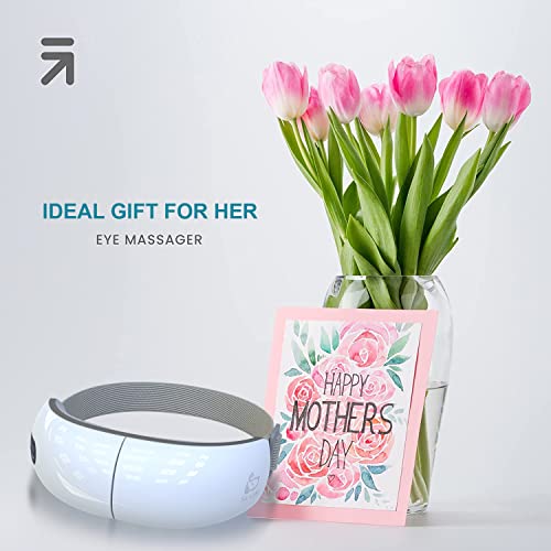 Sungive Eye Massager With Heat,Electric Smart Eye Massager With Air Pressure Vibration,Bluetooth,Music And Rechargeable,4 Modes Relief Of Eye Strain Dark Circles Eye Bags Dry Eye,Improve Sleep #TOP7