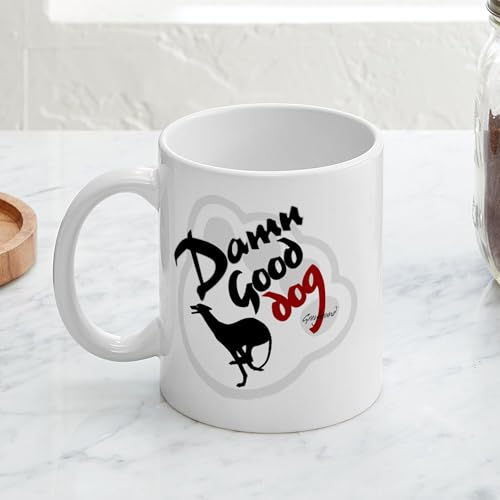 Taza de cerámica CafePress 11 oz gris miniatura 5