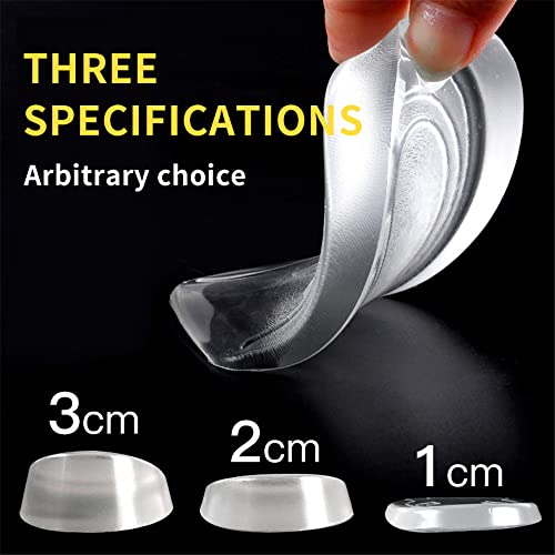 XINIFOOT Plantillas Gel Elevadoras 1 Par 1.2 pulg miniatura 5