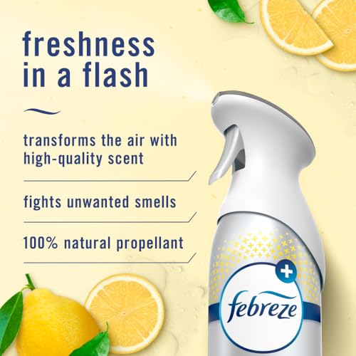 Image of Febreze Air Freshener Spray, Odor-Fighting Room Spray, Heavy Duty Bundle, Heavy Duty Kitchen, Heavy Duty Crisp Clean, Musty Odor Fighter Scent Mix, 8.8oz, 3 Count