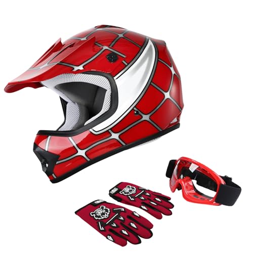 XFMT DOT Youth Kids Motocross Offroad Street Dirt Bike Helmet You...