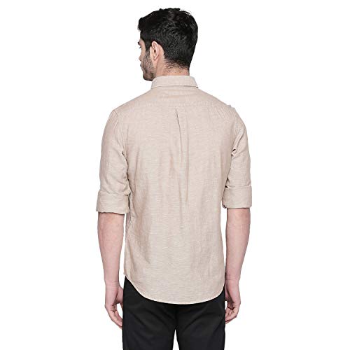 Image of Giordano Men's Solid Regular fit Casual Shirt
