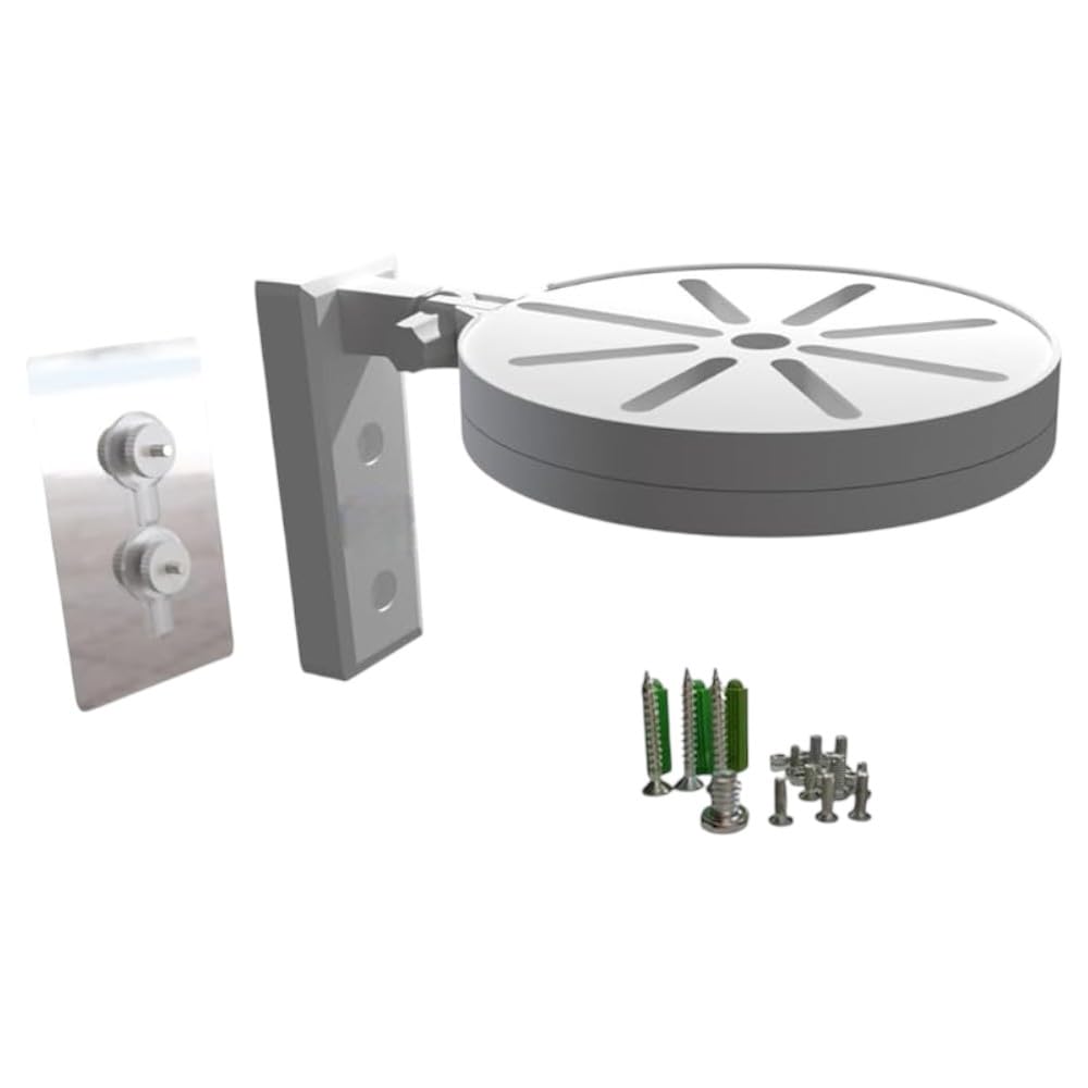 MAXXION PVC CCTV Camera Wall & Ceiling Mounting Bracket, Strong Adhesive Direct Sticking Drill Free, for Indoor & Outdoor Use (Pack of 1 Set)-picture-12