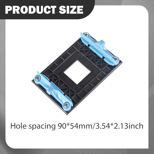 Soporte para CPU, placa base trasera y radiador para computadora, base de refrigeración, montaje y reparación, PP, azul miniatura 4