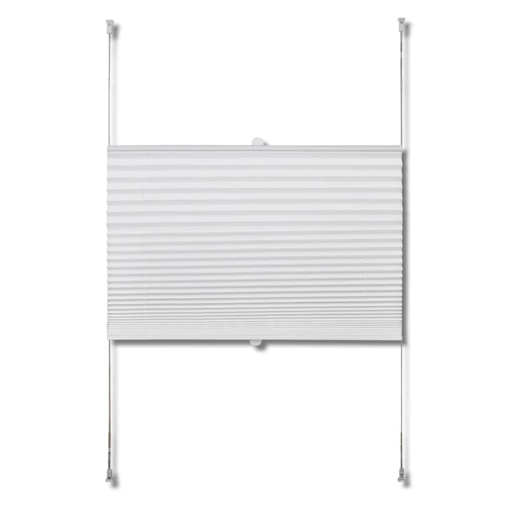 Dom i ogród - Plisse roleta 60x125 cm biała plisowana dekoracja