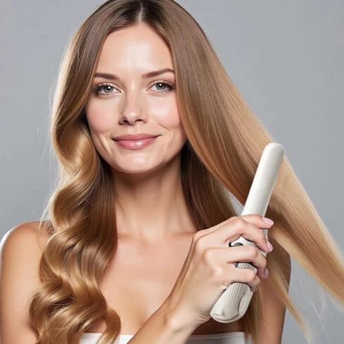Plancha de Pelo Mini Inalámbrica 2 en 1 Color Blanco miniatura 2