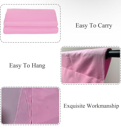 Image of HomeArt 4x8 Feet Pink Backdrop for Decoration, Photography, Chroma Key Virtual Background Sheet for Photography Zoom Meeting, Cloth Curtain for Video Studio Streaming Gaming Photoshoot