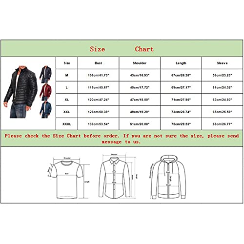 BIKETAFUWY Piumino da uomo, giacca leggera per