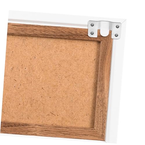 Image of SEWACC 2pcs Flush Mount Brackets for Picture Frames Mirrors Hanging Hardware for Headboard Wall Mounting Versatile Interlocking Hooks for Home Decor