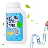 Pipeline Dredging Agent,Powerful Pipe Dredging Agent,Fast Foaming For Kitchen Toilet Pipeline Quick Cleaners,Unclog Toilet Clog And Kitchen Sink Pipe Unblocker Powder