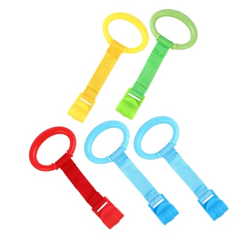 UPKOCH Infant Crib Pull Rings Help Your Baby Build Confidence Pull up Rings Toddler Walking Harness Learning Tools