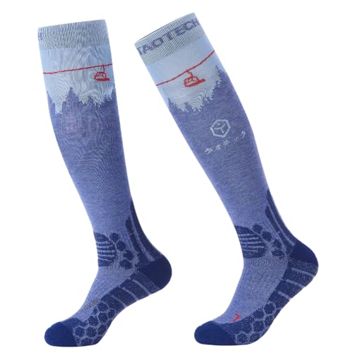 [TaoTech] スノーボード ソックス メリノウール混紡