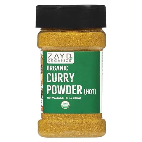 Zayd Organic Curry Powder, Hot, Indian Curry Powder, 3oz Cover