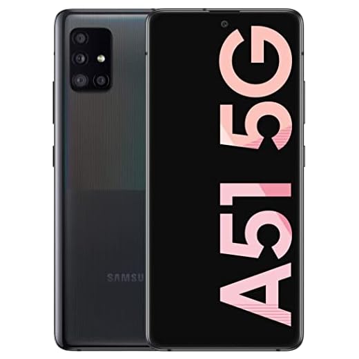 Samsung Galaxy A51 5G | A516U | 128GB | Single SIM | Black - (Renewed) (T-Mobile) (for T-Mobile)
