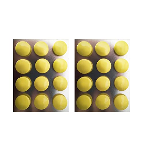 Imãs De Geladeira e quadro magnético decorativo 24 Un - Bolinha Amarelo