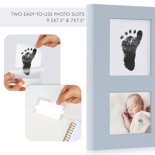 Zicoto ZIC-BABYB7-BLU_24-068D Keepsake Baby Memory Book thumb #3