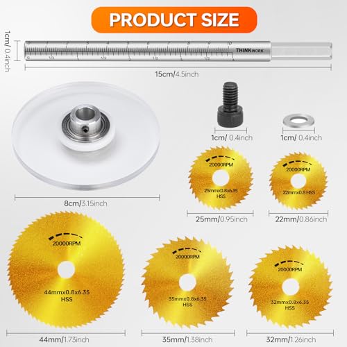 Image of Inside Pipe Cutter for PVC Pipe, Cutter Tool Set with Scale Adjustable Depth Gauge, 5PCS Saw Blades and Hex Shank, Internal Plastic ABS Pipe Cutter Set