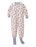 CALIDA Kinder Pyjamaset Toddlers Cat, blau Bündchen-Pyjama aus 100% Baumwolle, mit Alloverprint kuschelig weich, Größe: 92