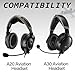 BOEEA for Bose A20 Mic Cover, Aviation Headset Replacement Windscreen for Bose A30 A20 Microphone Spongue Pop Filter, 3 PCS Black Foam Cover WindScreen