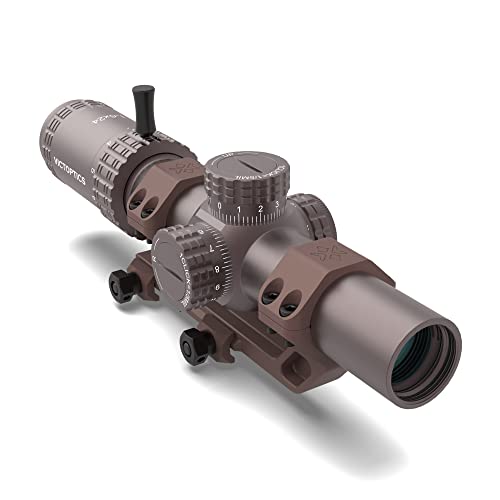 Victoptics S6 1-6X24 Lpvo Rifle Scope With Red & Green Illumination, Zero Reset & Turret Lock, And 30Mm Extended Picatinny Mount For Hunting, Shooting, And Airsoft #TOP27