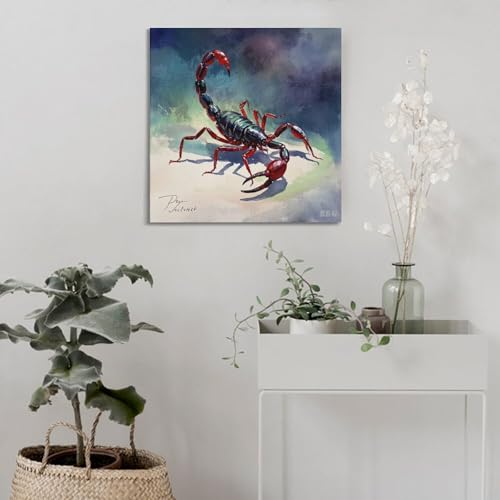 Impression toile scorpion CMHONLY pour dynamiser un mur blanc avec originalité - 4