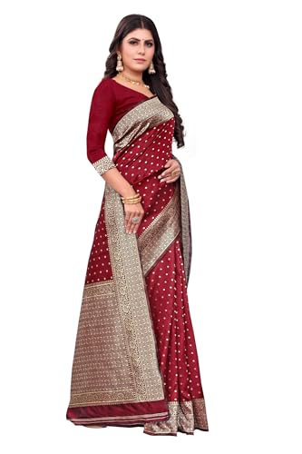 Image of Avantika Fashion Women's Kanjivaram Soft Silk Banarasi Sarees With Blouse Piece