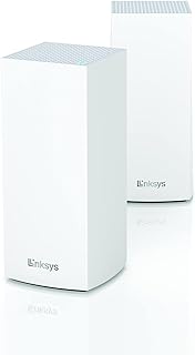 Linksys MX8400 Mesh WiFi 6 Tri-Band System | Connect 80+ Devices | 5,400 Sq Ft Coverage | 2 Pack