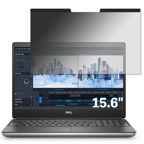DELL New Precision 7560 15.6�C���` 16:9 �Ή� �}�O�l�b�g�� �`�����h�~�t�B���^�[ �v���C�o�V�[�t�B���^�[ �u���[���C�g�J�b�g ���˖h�~ PC �p�\�R�� �m�[�g�u�b�N �̂������h�~ ��ʕی�t�B���� �ی�V�[�g ���E�ȒP ��