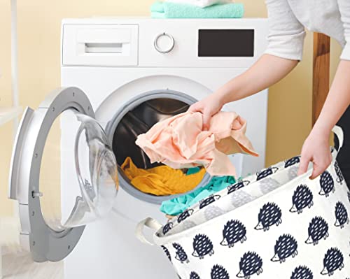 Sanjiaofen Kids Laundry Hamper, Hedgehog Laundry Basket Nursery Storage Baskets For Hedgehog Decor,Gift Basket,Toy Organizer.(Hedgehog) #TOP2