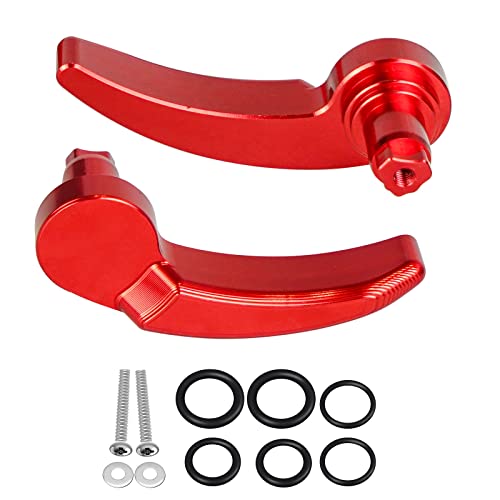 Gstp Motorcycle Saddlebag Latch Kit Saddle Bag Lifter Compatible With Harley Davidson Touring Street Glide, Electra Glide, Road King, Ultra Limited 2014-2021 Red #TOP16