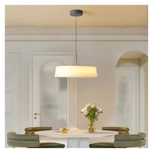 Plafonnier LED japonais tissu suspension table à manger couloir chambre