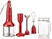 Smeg Red 50's Retro Hand Blender with Accessories