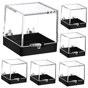 ADOCARN Mineralien Aufbewahrungswürfel 12 Stück