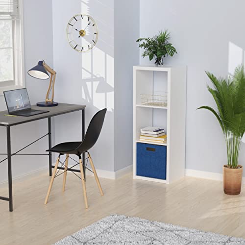 Image of ClosetMaid Decorative Open Back 3-Cube Storage Organizer, White