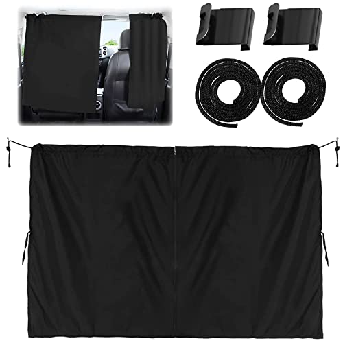 Cortinas Divisorias para Coche Parasol De Privacidad De Viaje Cortina Separadora De Asientos para El Coche Cortinas Divisorias para Coche Parasol para Camping Toldo De Privacidad De Viaje (136x80cm) Cover