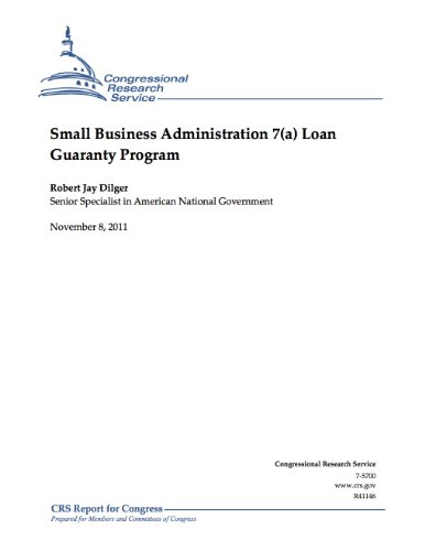 Small Business Administration 7(a) Loan Guaranty Program (English Edition)