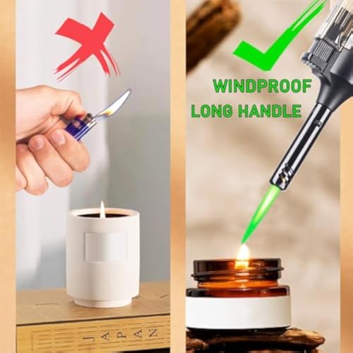 4 encendedores antorcha verdes recargables llama jet miniatura 2