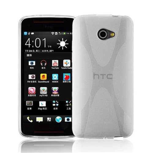 cadorabo Coque pour HTC Butterfly S en Semi Transparent - Housse Protection Souple en Silicone TPU avec Anti-Choc et Anti-Rayures - Ultra Slim Fin Gel Case...