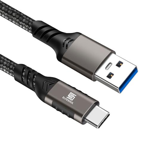 USB C Cable 10ft, USB-A to USB-C Cable USB 3.1 USB 3.2 Gen2 10Gbps Data Charger Cord for Samsung...