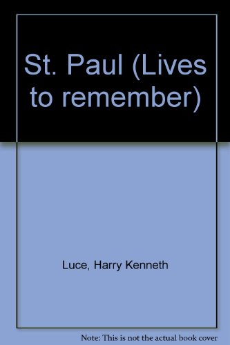 St. Paul (Lives to remember) B0006AVGTI Book Cover