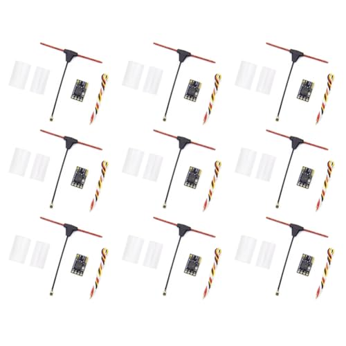 Kudjnfhya 9 �� ELRS ���V�[�o�[ 2.4GHz NANO ExpressLRS ���V�[�o�[ CRSF T �^�C�v�A���e�i�t�� RC FPV �g���o�[�X �h���[�� �p�[�c�p