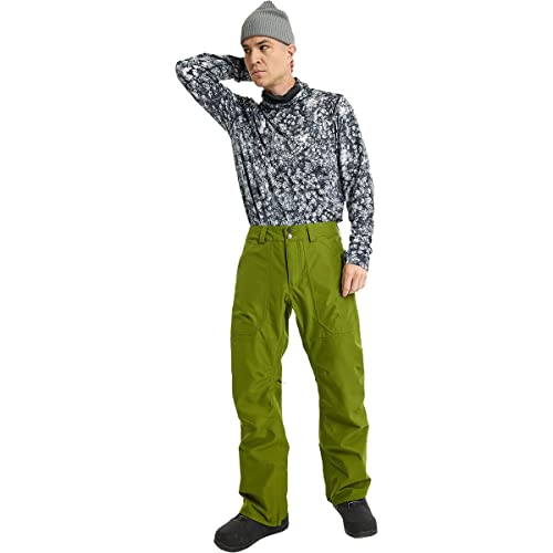 Burton Calça masculina lastro Gore-Tex 2L, verde-calda, grande