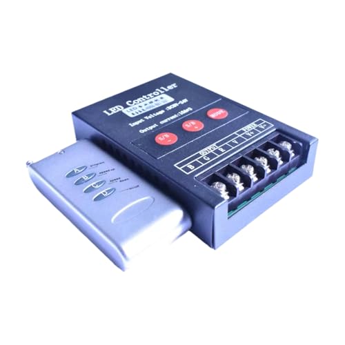 Contrôleur RGB 12V 360W haute performance, télécommande 30A en métal durable